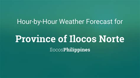 Batac City, Ilocos Norte, Philippines Hourly Weather .